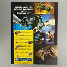 Quickshot Joystick IBM Nintendo Segments Atari Commodore 1993 Rétro Annonce