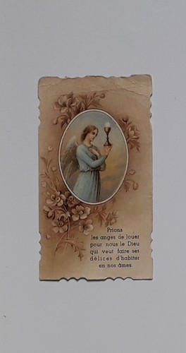 Image pieuse carte communion - pieuse,