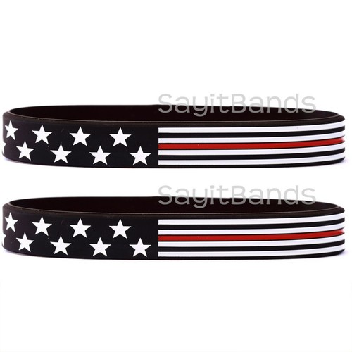 Two flag thin - line, usa