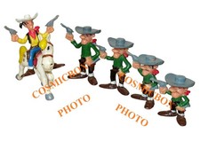 LUCKY LUKE lot de 6 figurines