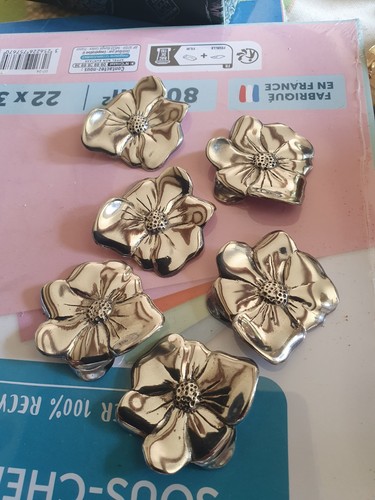 French flowers knife rest - french,
