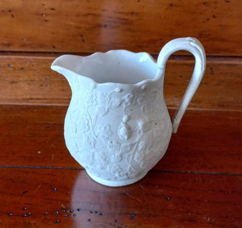Petit pot lait - blanc, creil