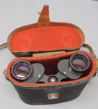 -BELLE ANCIENNE PAIRE de JUMELLES RUSSES USSR 8X30 dans ETUI CUIR COLLECTION   D
