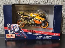 MOTO EN BOITE 1/18 MECCANO MAISTO HONDA RC211V RCV 2003 REPSOL TEAM N°46 ROSSI