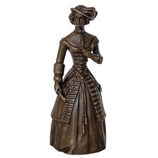 Statue table cloche femme de