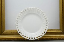 Belle Assiette ajourée ancienne – Lebeuf & Millet Creil Montereau –1836-1849