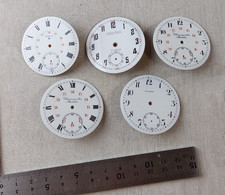 Lot de 5 anciens cadrans de