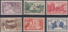 INDOCHINE Colonie Française 1937 Yvert 193/198 Neuf * (ref#17967)