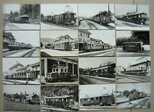lot 16 Carte postale 10x15cm Train Locomotive Automotrice Chemin de Fer Suisse