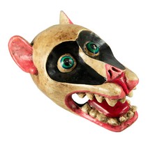 Masque Singe tantrique- Rituel Tibétain - 25 cm- Danse Bouddhiste - Nepal - 9516