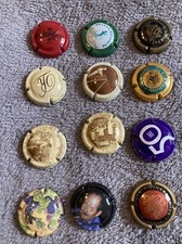 Lot Capsules Champagne Divers X12