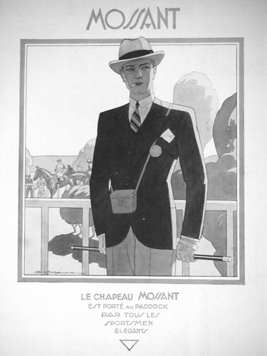 Publicité presse 1930 chapeau - presse,