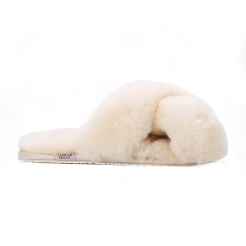 Femmes chaussons peau de - en,