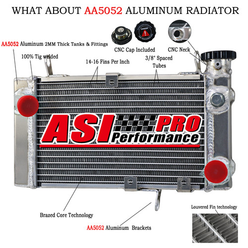 Aluminium racing radiateur - aluminium,
