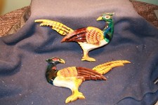 décor mural lot de 2 faisans