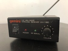 système micro sans fil gemini vhf high band wireless receiver vh-180 PORT OFFERT