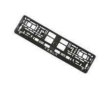 Cadre de support de plaque d'immatriculation européenne pour voitures Tesla