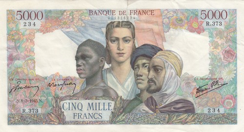 France 5000 francs empire - 5000,