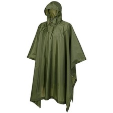 Poncho pluie olive - poncho, de