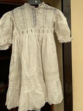 Ancienne Robe De Baptême Bébé Poupée de 52 cm de haut