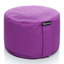 Coussin de méditation & Yoga zafu surélevé H20 cm Ø31 cm - Rembourrage en Coq...
