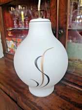 SUSPENSION LAMPE VINTAGE EN VERRE OPALIN 50S RETRO ANNEES 50 - 60