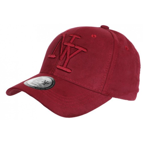 Casquette daim rouge - ny,