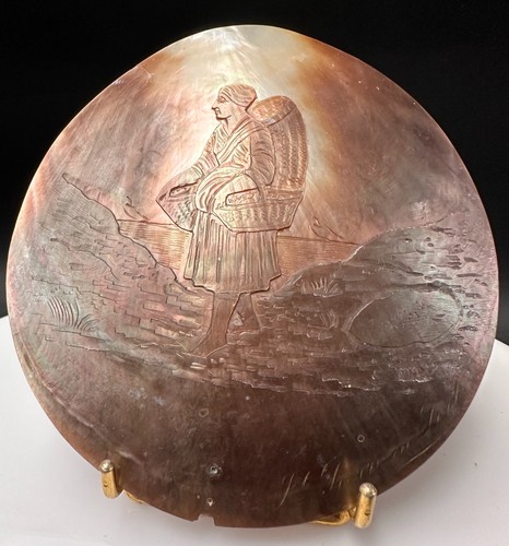 Ancien bas relief - , couvercle