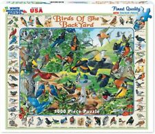 Oiseaux Du Jardin 1000 Pièces Puzzle En Bois Par White Mountain 760Mm X 610Mm