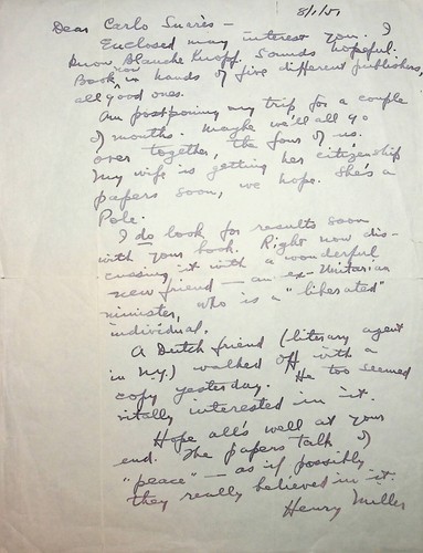 S henry miller - l.a.s,
