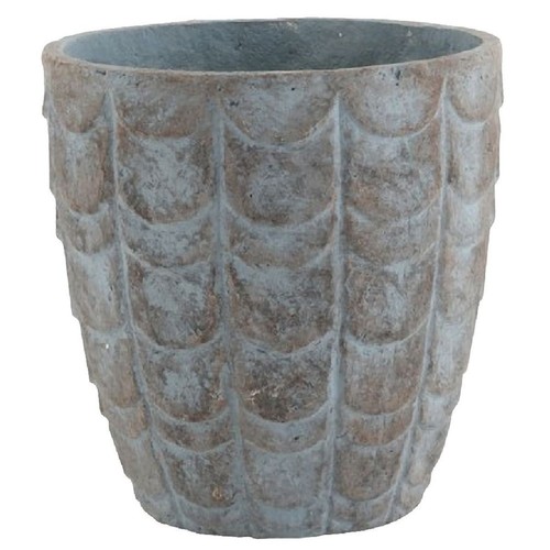 Cache pot fleur reliefs - pot,