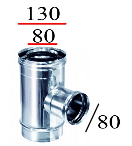 Concentrique inox - 90°,