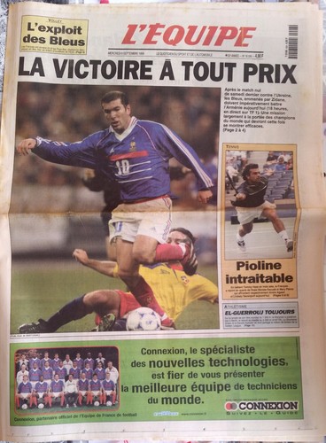 Equipe journal 9 1999 - l'equipe, 8/9/1999