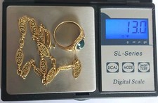 LOT OR A FONDRE 18K or massif 18 carats bijou bague chaîne solid gold  13 gr 