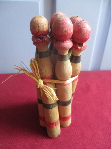 Jouet ancien lot quilles - lot,
