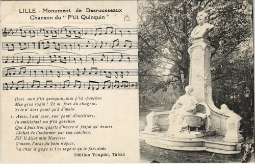 Cpa lille monument - lille,