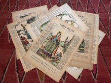 IMAGERIE D'EPINAL PELLERIN Fin XIXeme LOT DE 10 Images / SAINTES