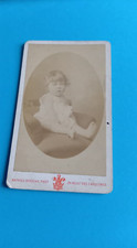 PHOTO CDV ENFANT  BÉBÉ  PHOTOGRAPHE DEROCHE  MATHIEU  PARIS