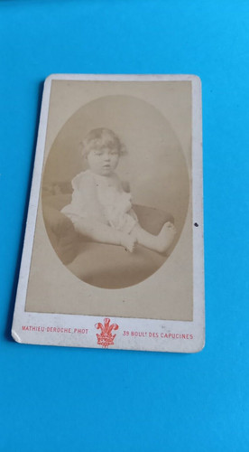 Photo cdv enfant - cdv,