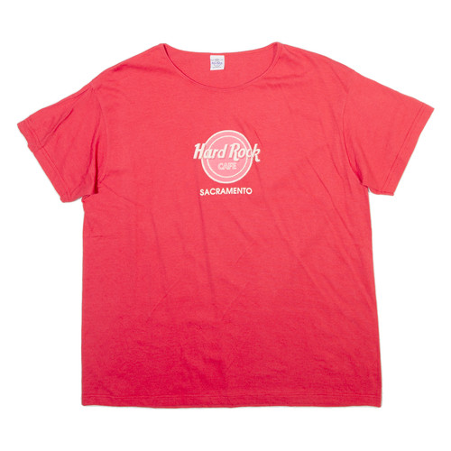 Shirt rouge hard rock cafe - t-shirt,