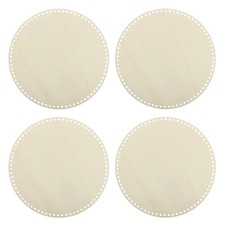 4Pcs Fond Panier Bois 11.81"