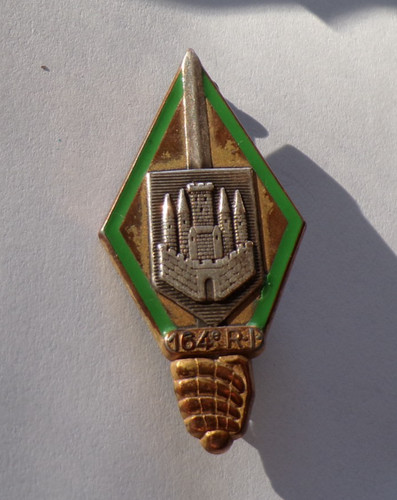 Insigne militaire 164 - militaire, 164°