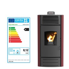 Robin Wood Poêle à Pellets Pelletkamin Chaudière 8 Kw Avec Réglage Classe A+
