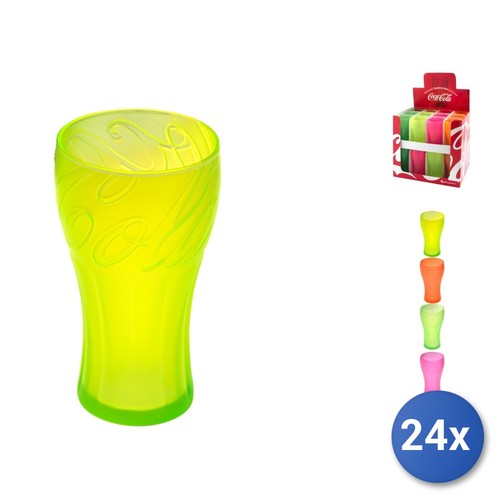 24x verres verre coca cola - 24x, en
