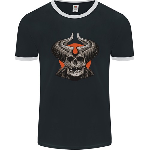 Diable crâne avec énorme - diable,