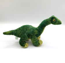 Peluche doudou dinosaure brachiosaure ou diplodocus KEELECO vert 35 cm
