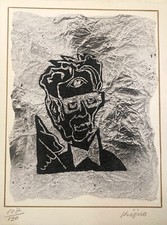 Ladislas Kijno gravure signée