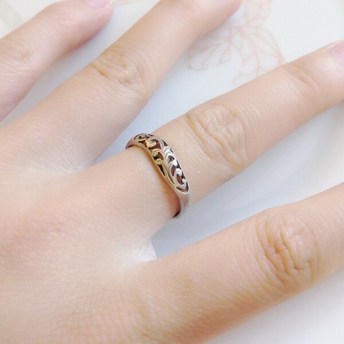 Belle bague alliance - en, argent