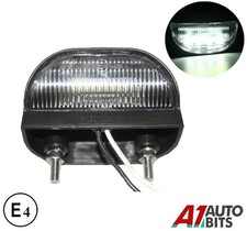 12V 24V Arrière LED Éclairage Plaque Immatriculation X1 Camion Remorque IP67 E4