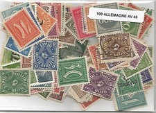 Lot 100 timbres allemagne - lot,